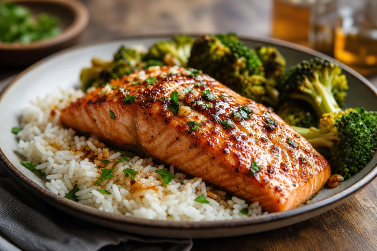 One-Pan Honey Garlic Salmon: A Simple, Flavorful Delight featured image