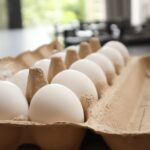 eggs in carton horizontal